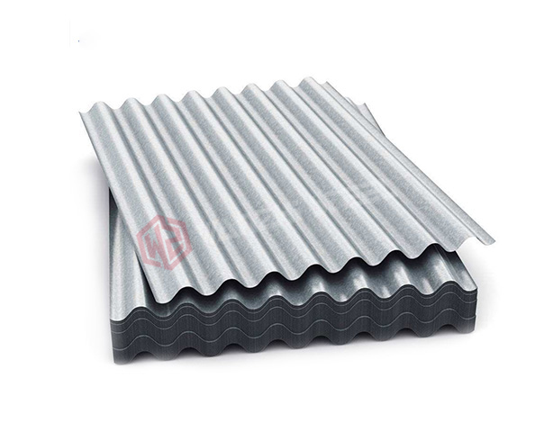 Galvanized corrugated board