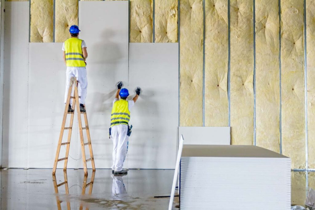 Install Internal Wall Insulation Board 