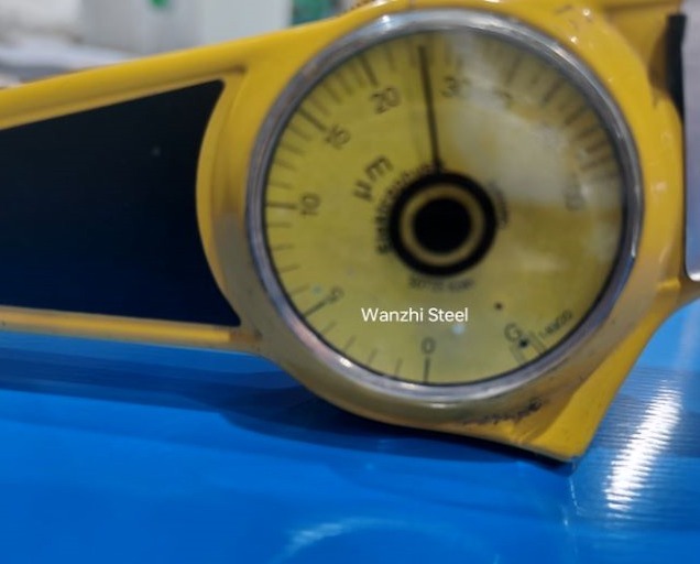 RAL 5015 PPGI Coil Paint film measurement