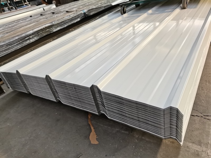 White roofing sheet