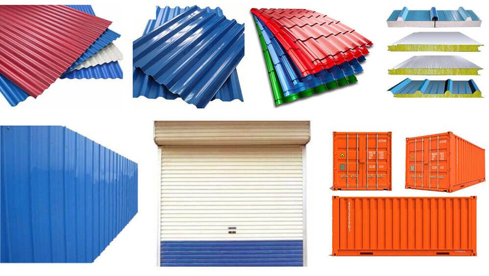 PPGL steel sheet application