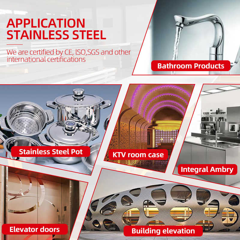 Stainless steel application