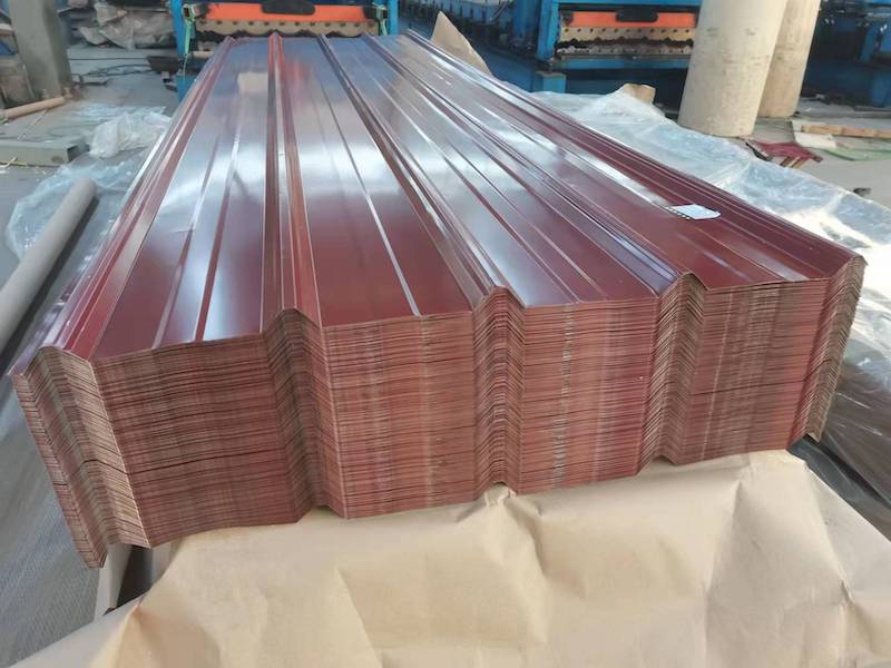 ppgi steel application - color coated galvanized corrugated sheet