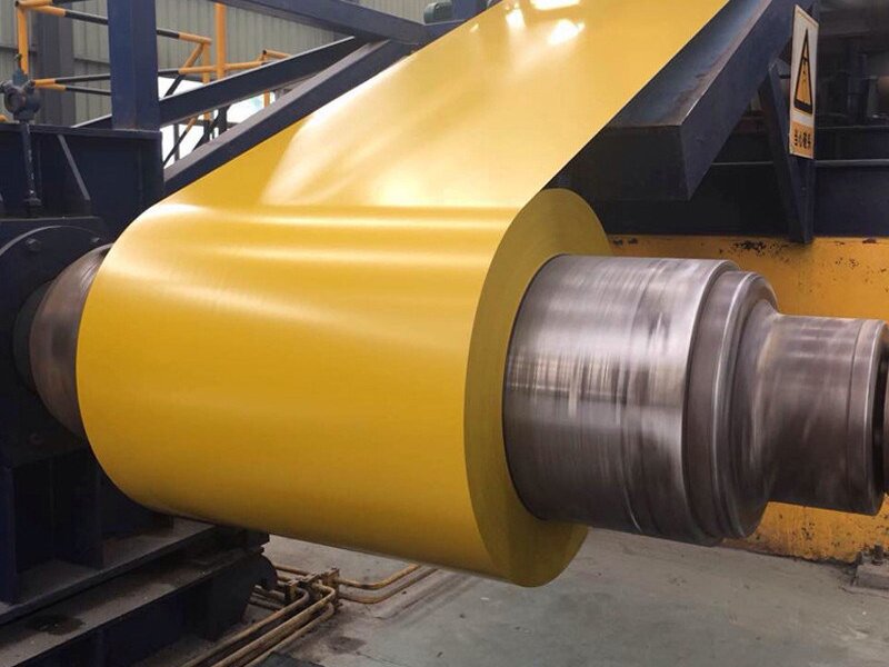 yellow Color Coated Galvalume steel coil