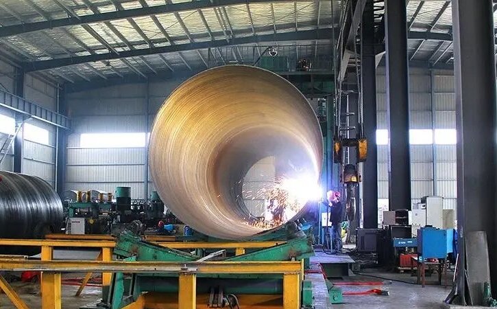 Extra Large Diameter Seamed Steel Pipe - Manual Welding - Special Supply