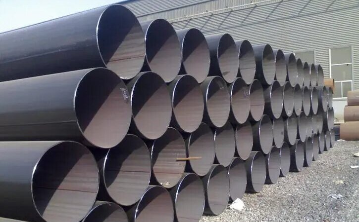 Seamed steel pipe - straight seam steel pipe - spot sales - low carbon steel