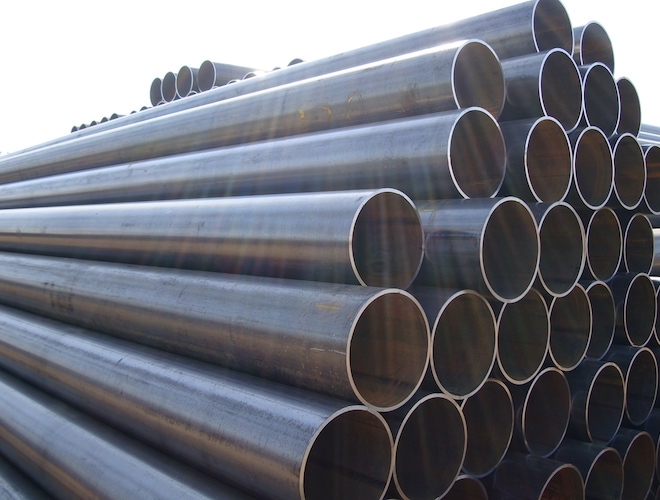 Wanzhi factory spot steel pipe - straight seam steel pipe - cheap price