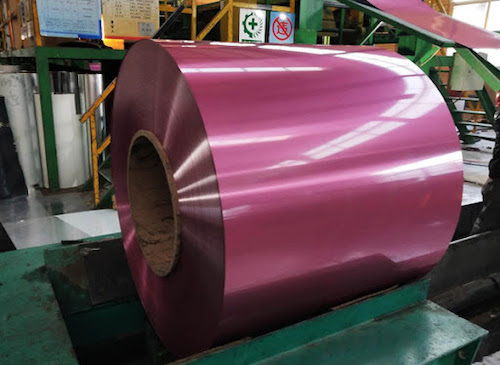 ral 4006 Purple color coated aluminum alloy coil Wanzhi factory direct sales low price spot