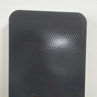 Black nano color coated steel plate sample