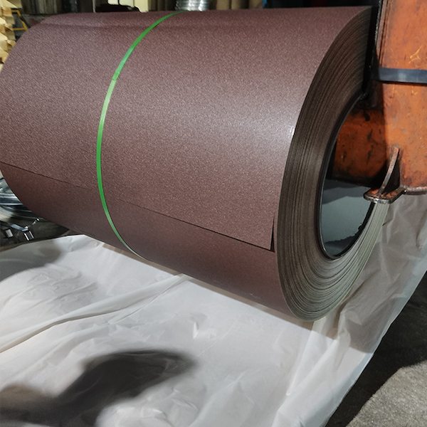 Brown ral 8002 textured ppgi ppgl hot rolled aluminum steel coil - Wanzhi Production