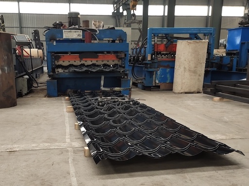 Black Color Steel Tile Production Wanzhi