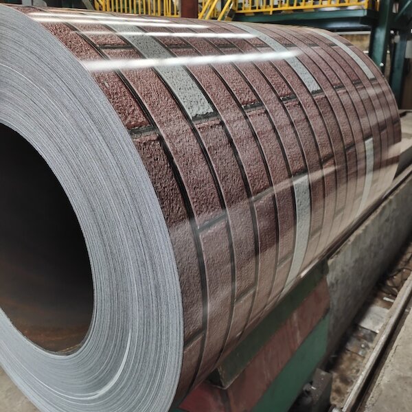 Brick pattern printed color coated galvanized coil PPGI PPGL