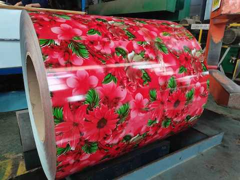 Flower paint ppgi steel