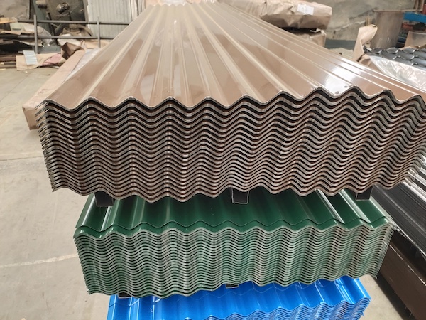 Ordinary color steel tile ppgi corrugated sheet color coated galvanized roof sheet