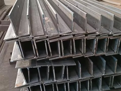 Q355-Hot dip-Galvanized-Carbon-Steel-T-Beam-Punched-T-Bar-Welding-Flat-Bar-T-Beam