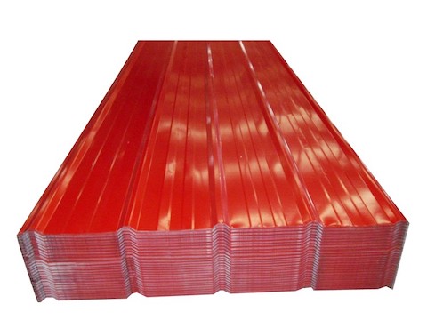 Color coated galvanized corrugated sheet - galvanized color coated roof sheet