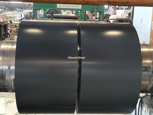 RAL7016 color coated steel production process