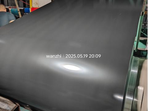 RAL9004 Galvanized Color-Coated Steel Production Dx51d Material