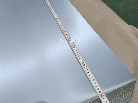 Testing of 1.0mm thick galvanized steel sheet