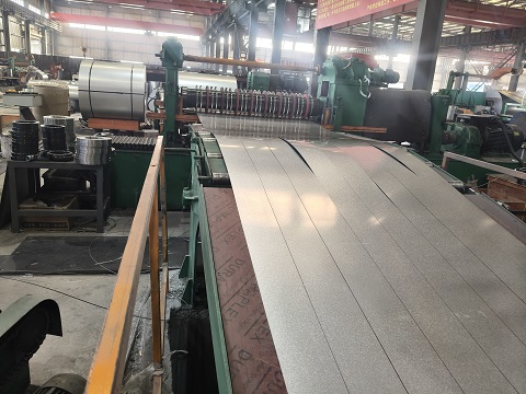 z120 galvanized steel strips production process