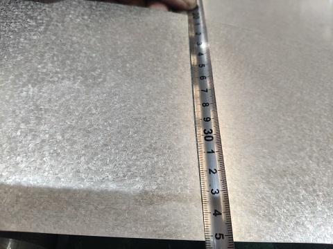 z120 galvanized steel strip width display