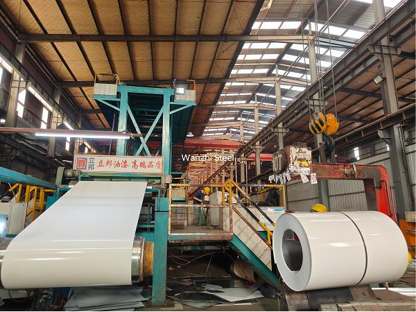 RAL9003 color coated coil production line PPGI Coils