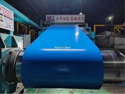 330 tons RAL9003/RAL5015 color-coated GI Coil