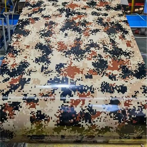 Camouflage printed color coated coil 02 Camouflage printed color coated coil 02