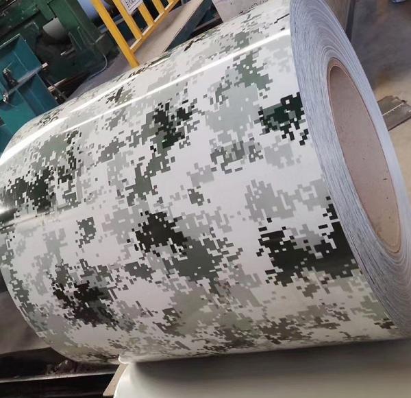 High zinc coated aluminum zinc steel coil substrate - Camouflage printed color coated coil