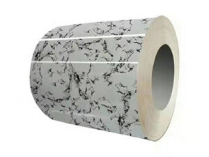 Single color marble pattern printed color coated PPGI steel coil for sale