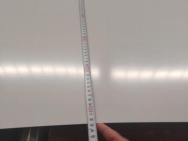 Width 630mm ral9003 signal white pre coated galvanized steel