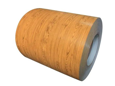 Wood grain printed color coated roll, factory direct sales, customizable