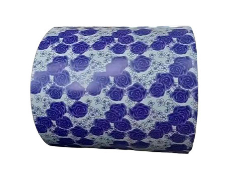 Blue Rose Pattern - Flower Printed Color Coated Steel Coils - wanzhi steel