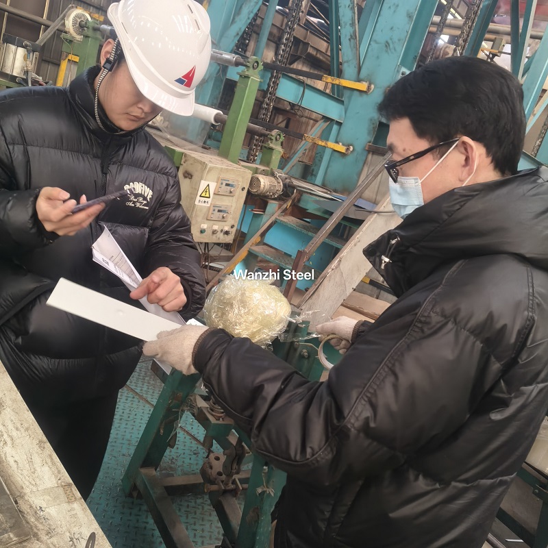 Scratch, deformation, and anti paint peeling test on color coated steel coils Scratch, deformation, and anti paint peeling test on color coated steel coils