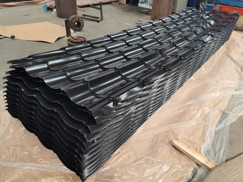 Colored Coated Roofing Sheet - Curved Corrugated Sheet - wanzhi Colored Coated Roofing Sheet - Curved Corrugated Sheet - wanzhi