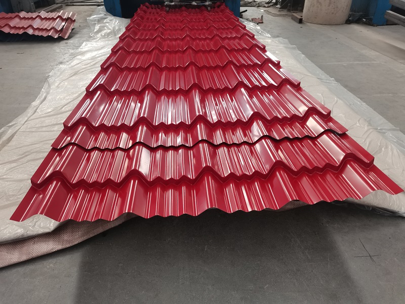 Colored Tile-Shaped Roofing Sheet - Imitation Glazed Tile - Custom Manufacturer Colored Tile-Shaped Roofing Sheet - Imitation Glazed Tile - Custom Manufacturer