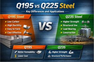 Comparison of Performance and Application Differences between Q195 vs Q235 Steel