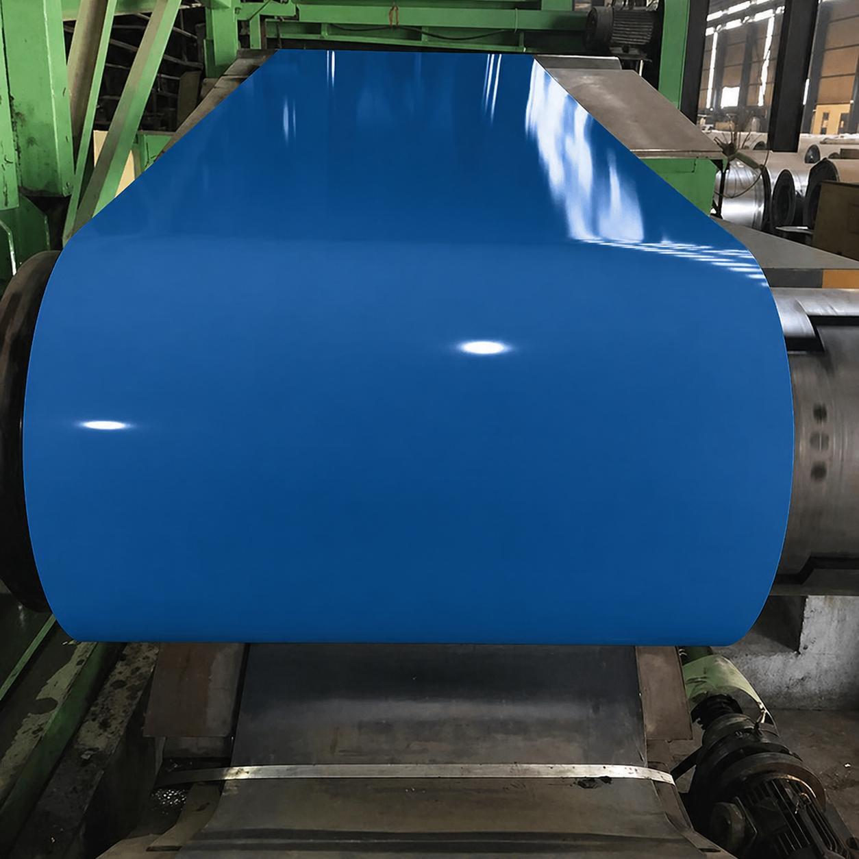 Ral 5010 PPGI steel coils product, factory production