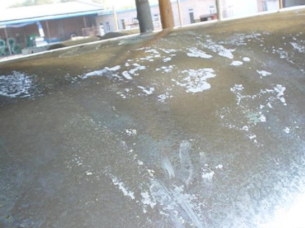 Improper storage of galvanized steel leads to white rust Galvanized steel rust Improper storage of galvanized steel leads to white rust Galvanized steel rust