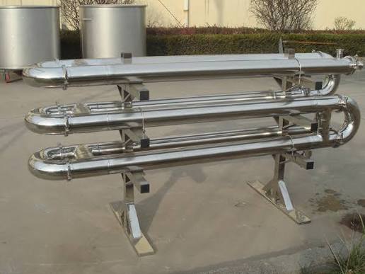 Stainless steel sanitary tube heat exchanger Stainless steel sanitary tube heat exchanger