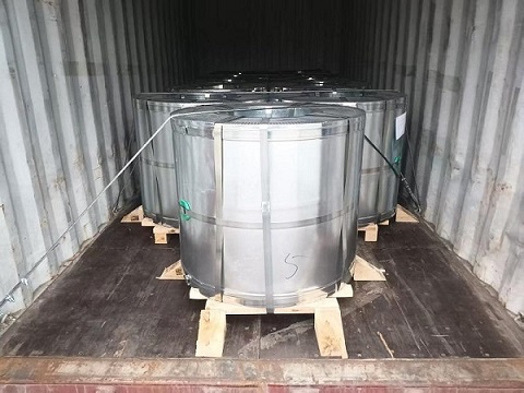 PPGI coil seaworthy export packaging waterproof paper steel strapping for Beirut Port