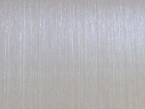 Hairline (long continuous grain) stainless steel plate