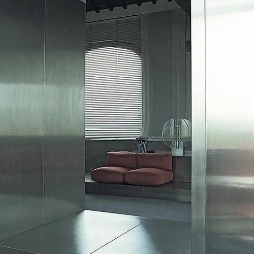 Brushed stainless steel applications showcase — architectural wall panel