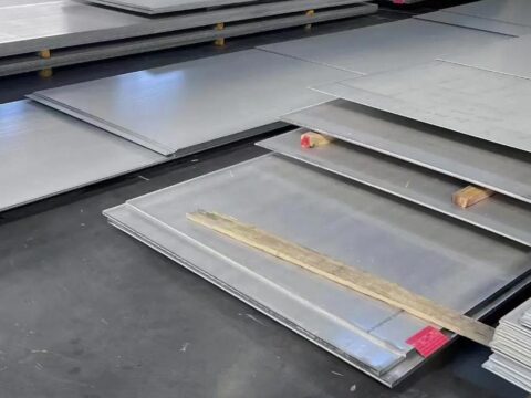 Thickness gauge and size chart for 316 stainless steel plate