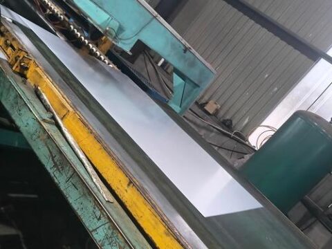 Cutting and production of AZ120 alzinc coated steel plate