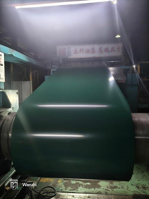 Green PPGI steel coils production