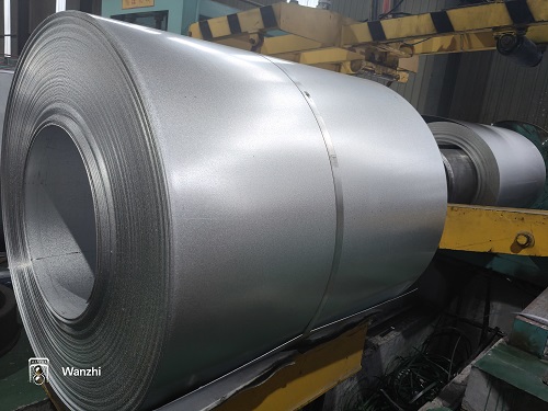 az120 Aluminum zinc coated steel coil to be opened
