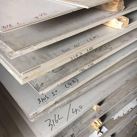 untreated sample of 310 316 stainless steel plate