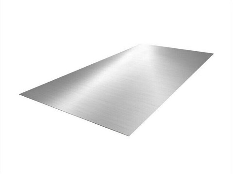 Marine grade stainless steel sheet with brushed surface treatment